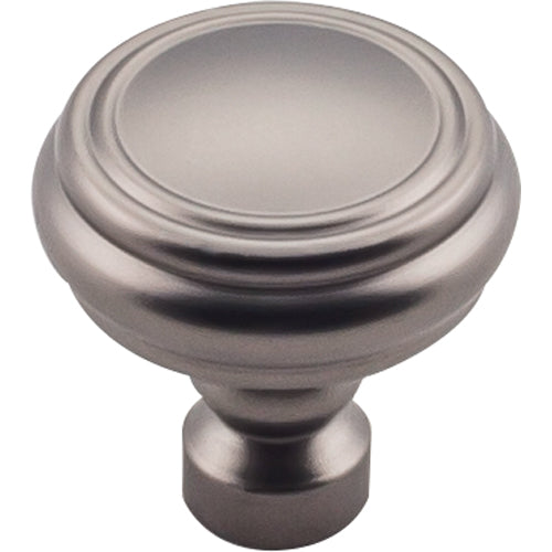 Brixton Rimmed Knob 1 1/4 Inch  Ash Gray