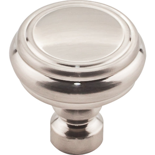 Brixton Rimmed Knob 1 1/4 Inch  Brushed Satin Nickel