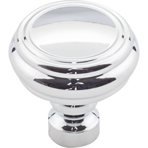 Brixton Rimmed Knob 1 1/4 Inch  Polished Chrome