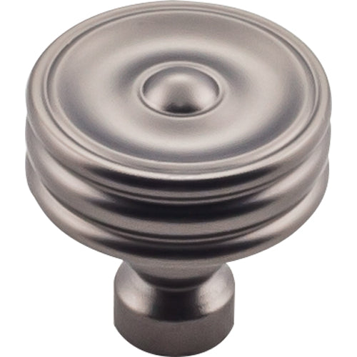Brixton Ridged Knob 1 1/4 Inch  Ash Gray