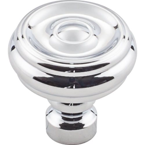 Brixton Button Knob 1 1/4 Inch  Polished Chrome