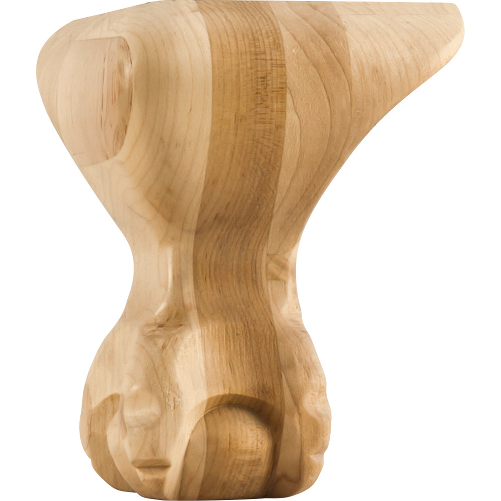 Ball & Claw Traditional Leg-Unfinished (Alder)