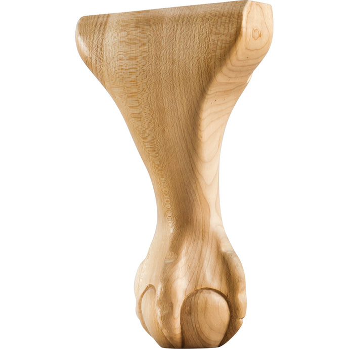 Ball & Claw Traditional Leg-Unfinished (Hard Maple)