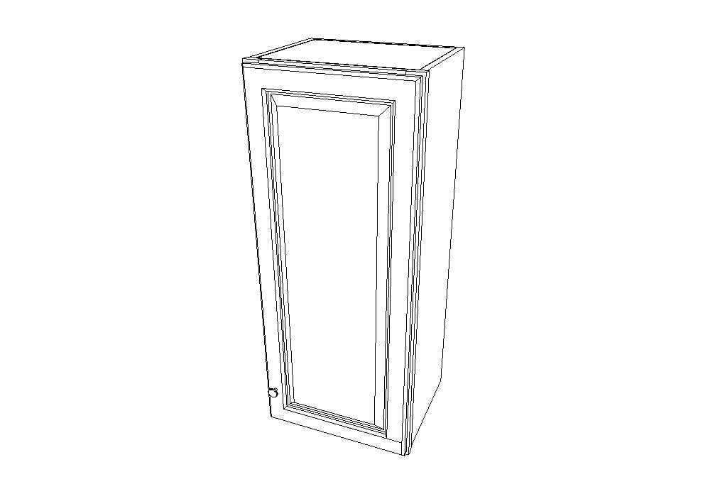 W1536 Wall Single Door Cabinets 36'' Height K-Espresso (KE)
