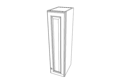 W0942 Wall Single Door Cabinets 42'' Height Gramercy White (GW)