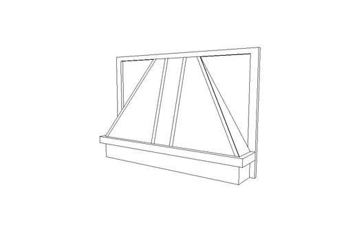 RANGE HOODS AWH36 Gray Shaker (AG)
