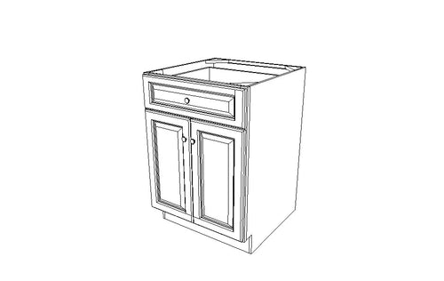 B24B Base Double Door Cabinet Gramercy Midnight (GM)