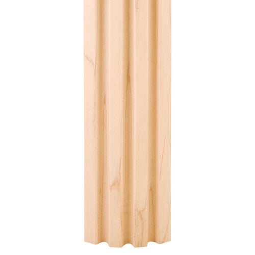Flute Corner Moulding-Unfinished (Poplar)