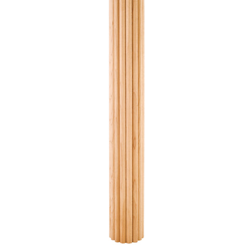 Column Moulding Half Round Reed Pattern-Unfinished (Poplar)
