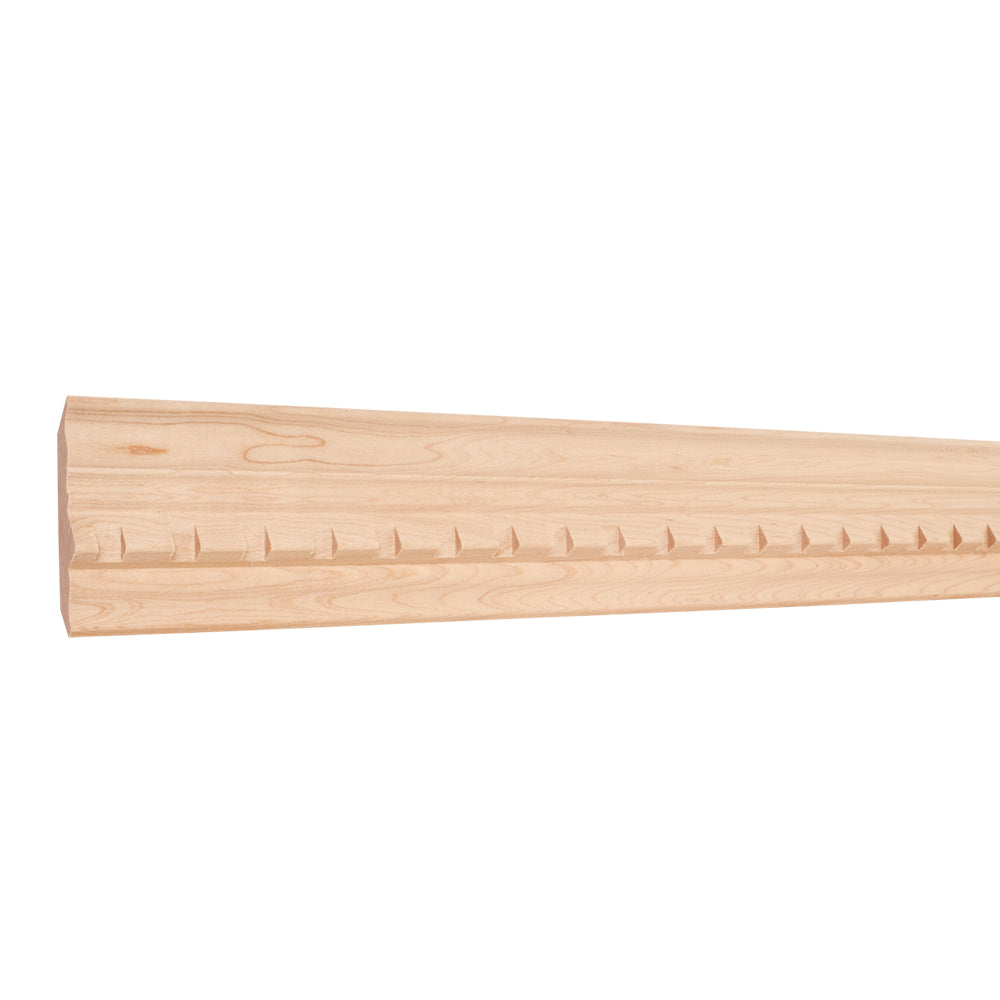 One Piece Dentil Crown-Unfinished (Hard Maple)