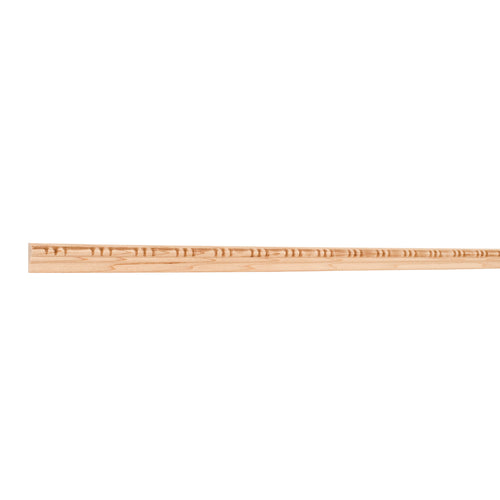 Sausage & Bead Embossed Moulding-Unfinished (Oak)