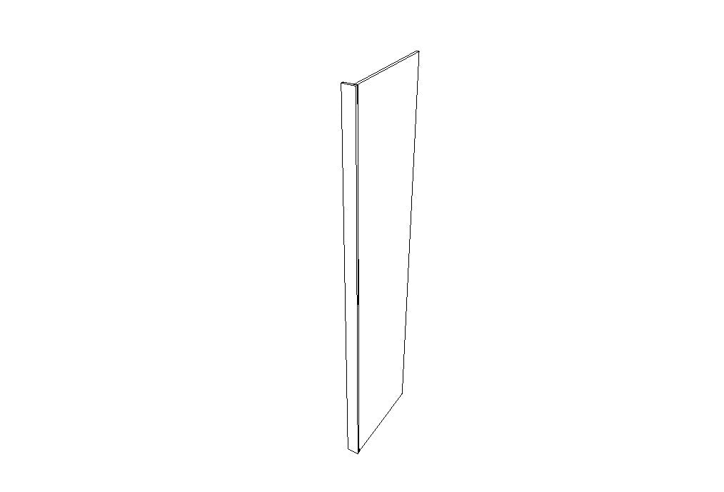 Refrigerator End Panels REP3096(3)-3/4 Sienna Rope (MR)