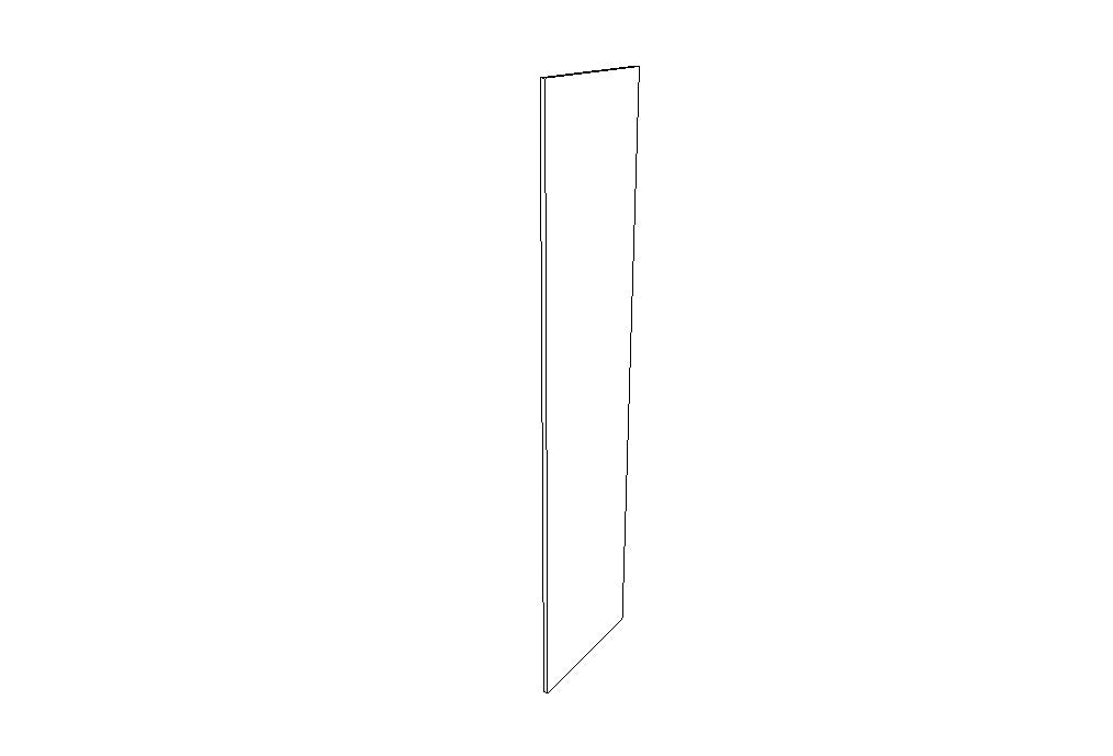 Refrigerator End Panels REP2484-3/4” Ice White Shaker (AW)