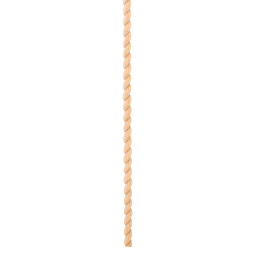 Rope Moulding Half Round -Unfinished (Oak)