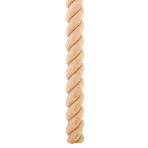 Rope Moulding Half Round -Unfinished (Poplar)