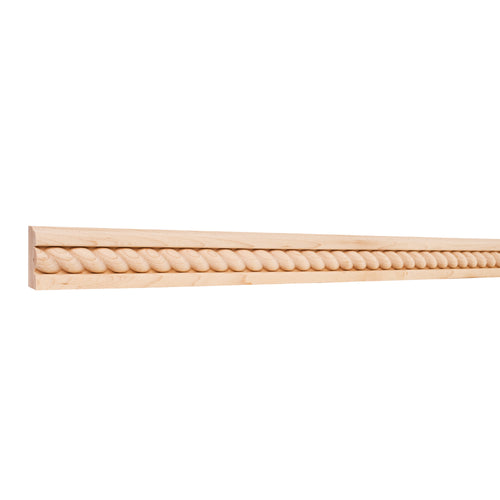 1-5/8in. x 7/8in. Shelf Moulding with 3/4in. Rope Species:  Oak-Unfinished (Oak)