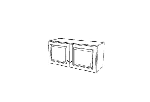 W3315B Wall Double Door Cabinets 15'', High Country Oak Classic (CYOF)
