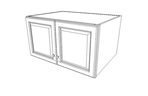 W301824B Wall Double Door Cabinets 18'' High 24'' Depth Uptown White (TW)